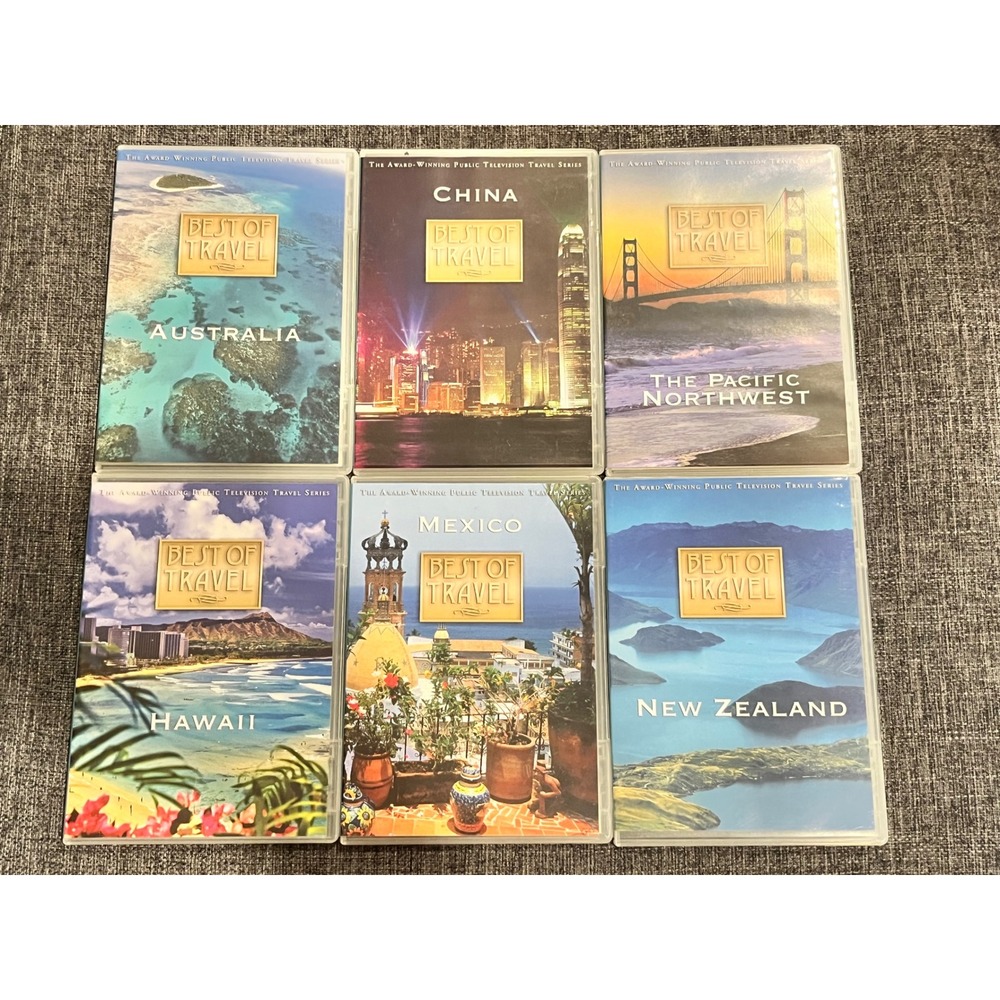 Best of Travel DVD Set 6 Discs Australia China Hawaii Mexico Questar Series